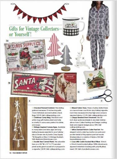 Olive Branch Farmhouse - Wholesale Canvas Art - Vintage Rudolph Reindeer Nostalgic Christmas Canvas Wall Art2