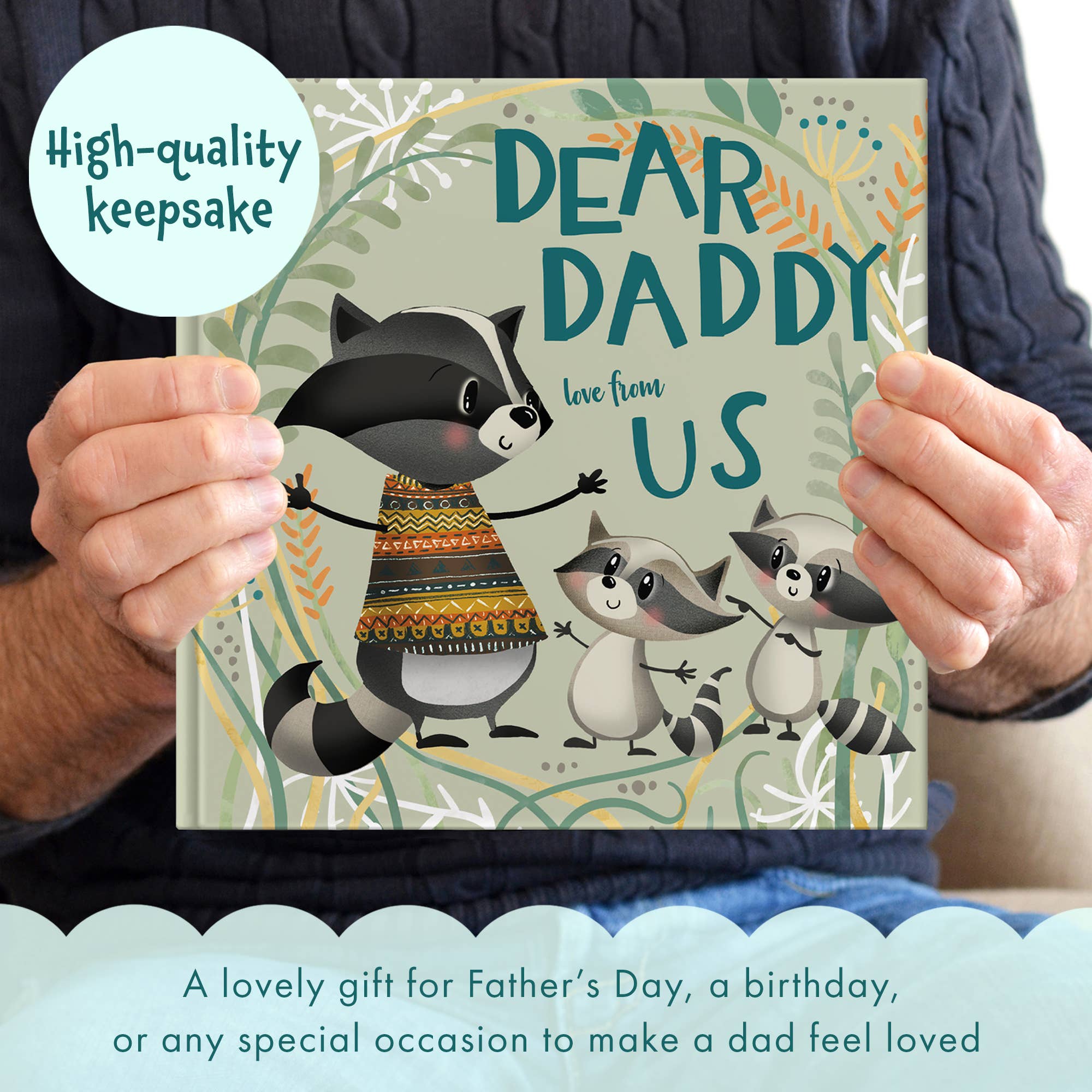 FROM YOU TO ME Gifts - Wholesale Family & Relationships - Dear Daddy Love From Us | Gift Book for Dads | Keepsake Gift3