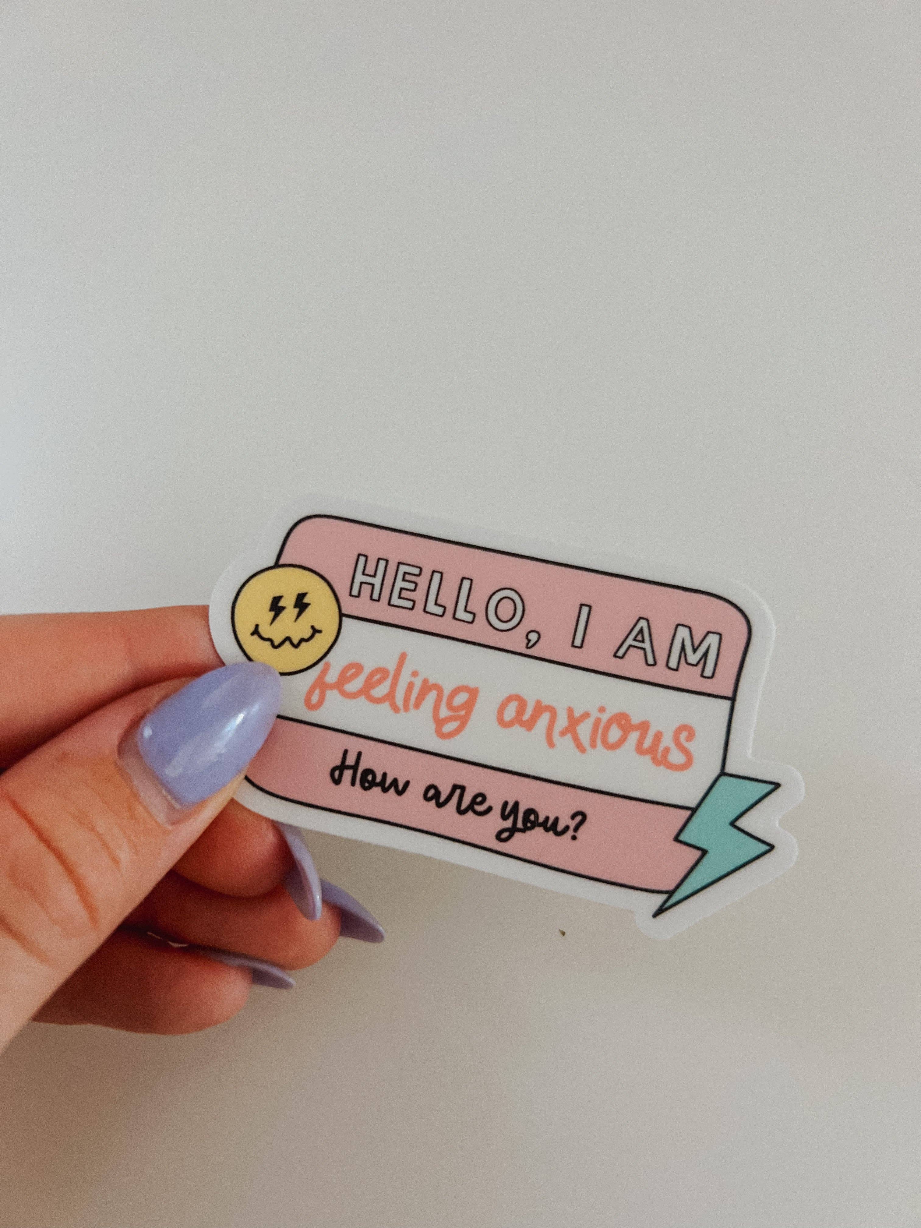 goldenstars – wholesale Klistermärke – hej jag känner mig orolig klistermärke1