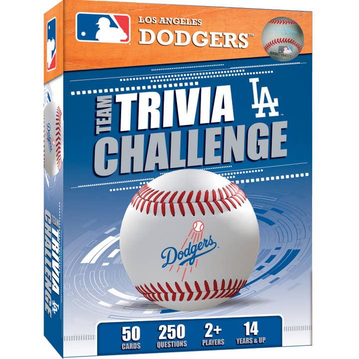 Masterpieces Puzzles - Wholesale Card Game - Los Angeles Dodgers Trivia Challenge