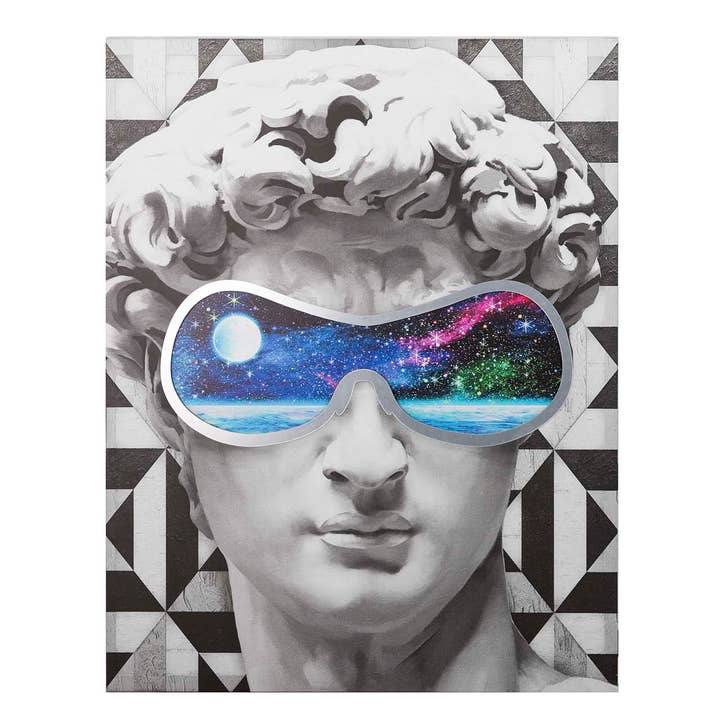 Tavla David Glasögon Galaxy 117 x 3 x 147 cm för wholesale av Ethan Chloe - GARPE GROUP - GARCIA PÉREZ Y CÍA S.L.