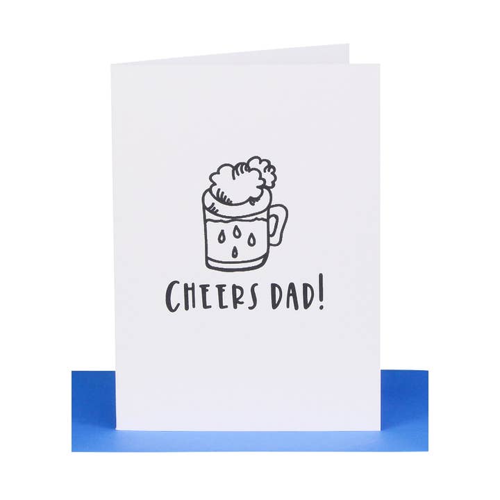 Biglietto di Auguri "Salute Papà" per la vendita all'ingrosso da parte di Lil's Cards