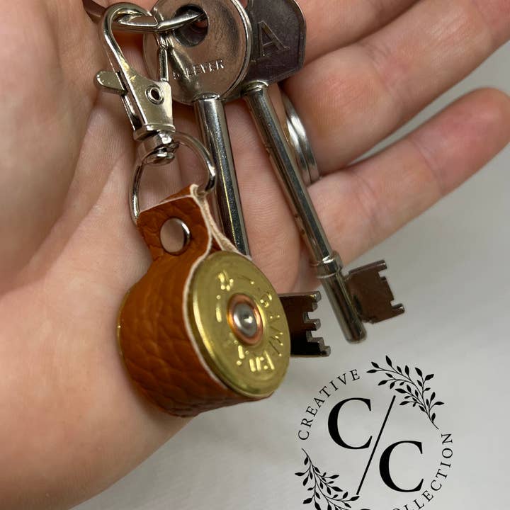 Creative Collection - Vendita all'ingrosso Portachiavi - Unisex - Portachiavi con cartuccia in pelle