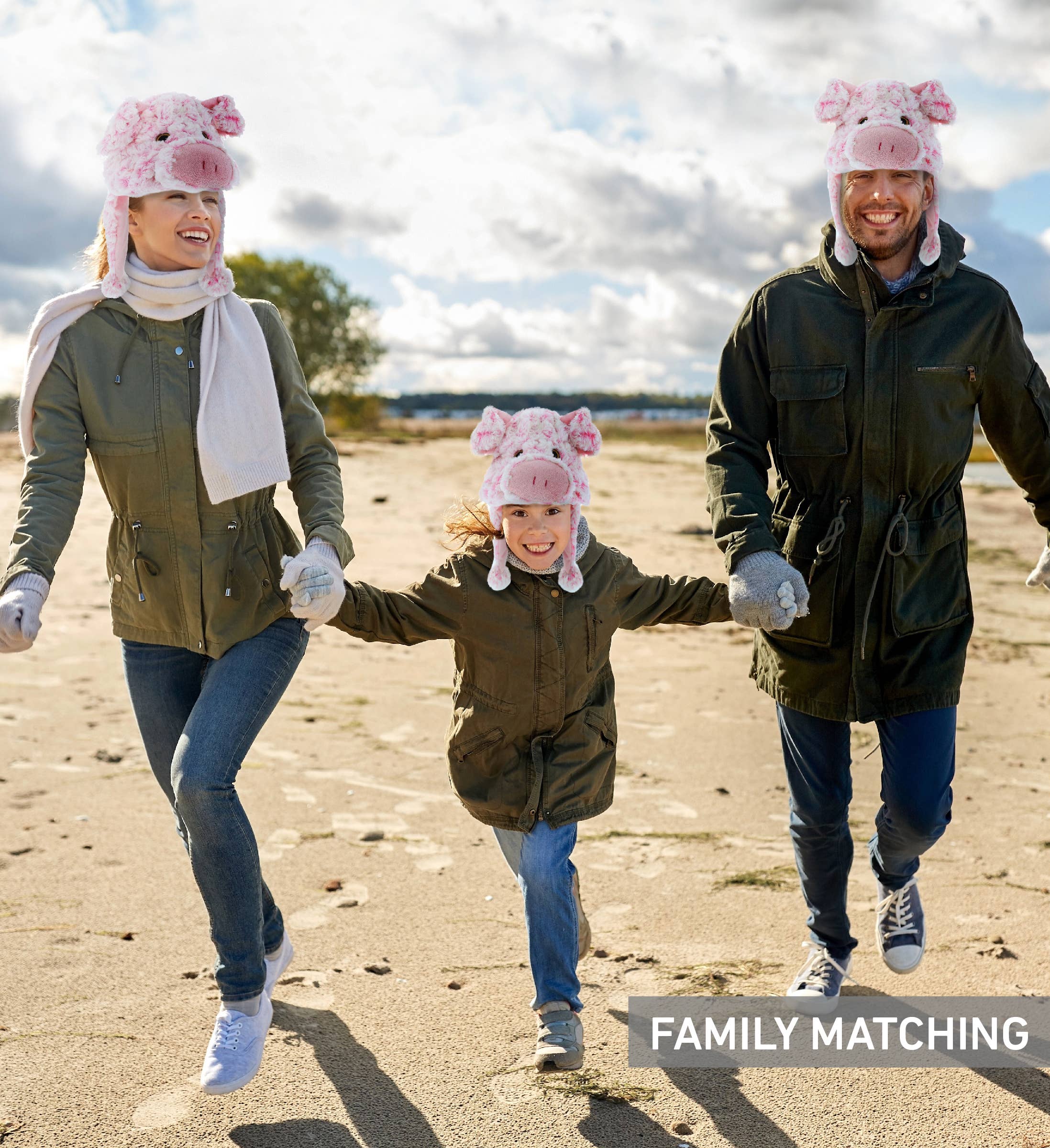 Cota Global - Wholesale Kids Hat - Kids - Super Soft Plush Hat - Pig4