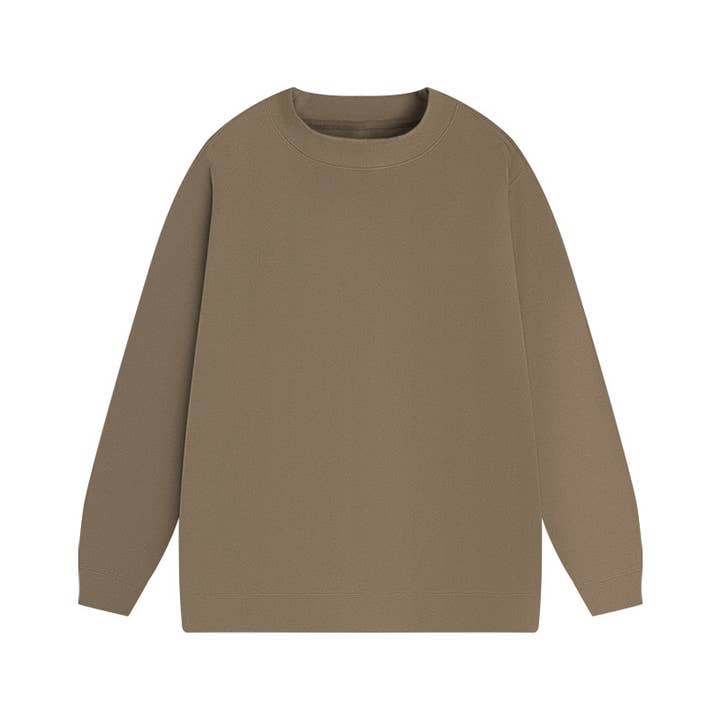 Rosa Clothing - Wholesale T-Shirt - Women's - Basic Loose casual crewneck t-shirt long sleeve Sweatshirt3