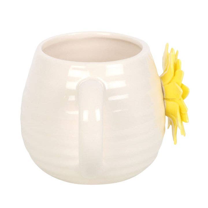 Something Different Wholesale - Vente Tasse à café - Tasse arrondie Hello Sunshine avec tournesol 3D2