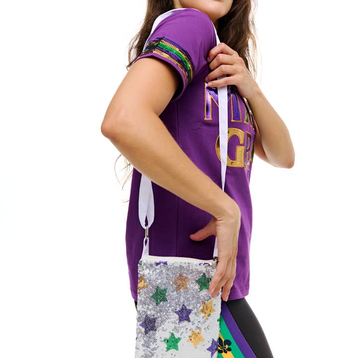 Étui pour téléphone en forme d'étoile à sequins Mardi Gras pour la vente par SongLily