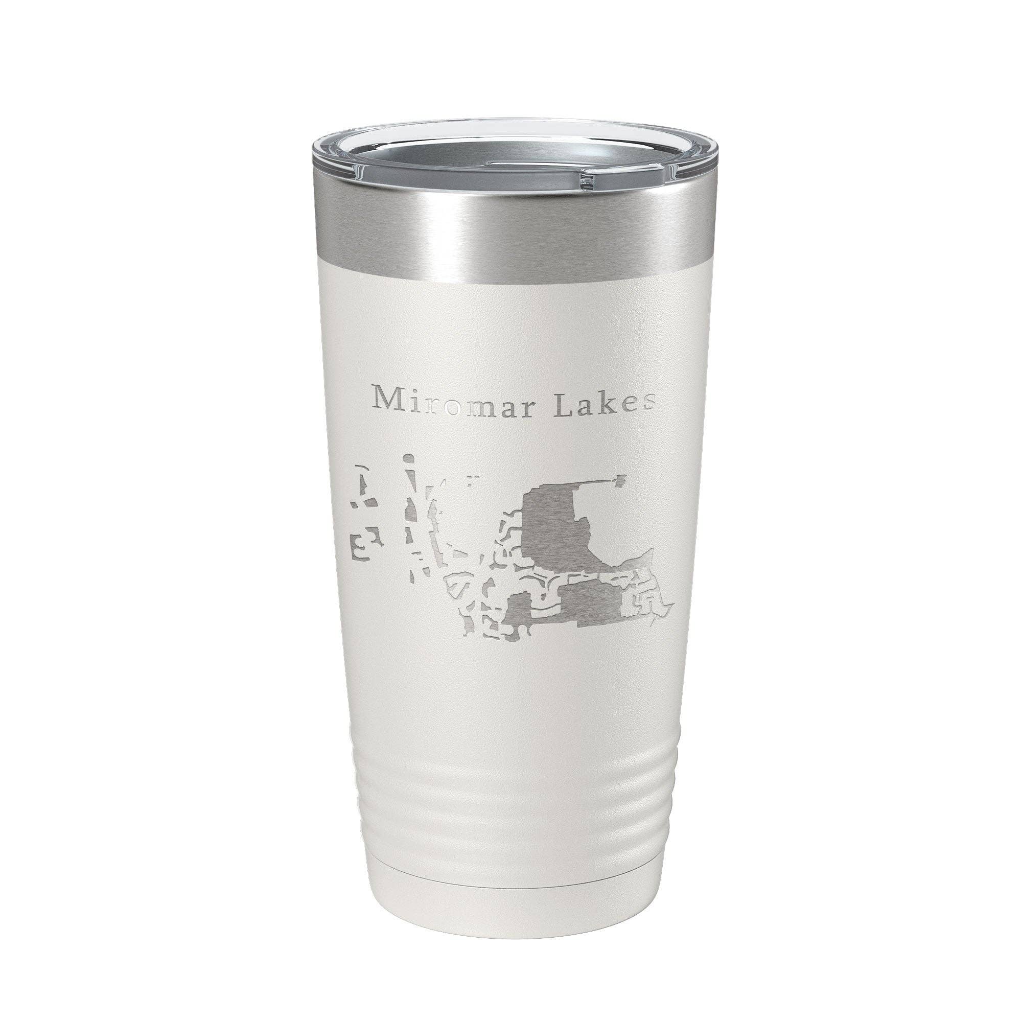 CarveBright - Wholesale Insulated Mug/Tumbler - Miromar Lakes Lake Como Map Tumbler Travel Mug Insulated Laser Engraved Coffee Cup Florida 20 oz1