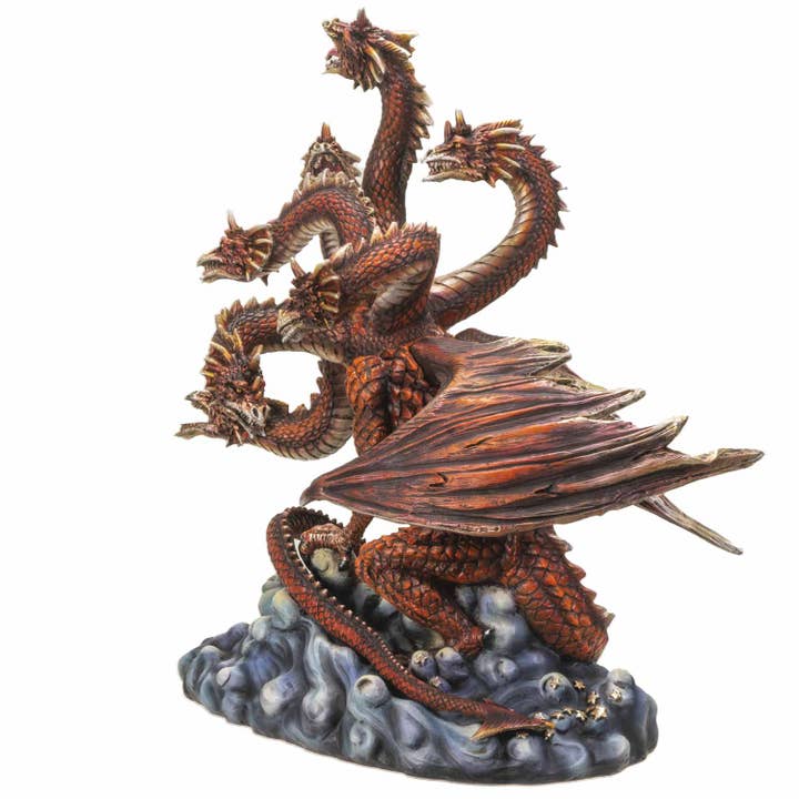 Pacific Trading - Venta al por mayor Figura decorativa - 15287 Dragón Hidra de siete cabezas C/1