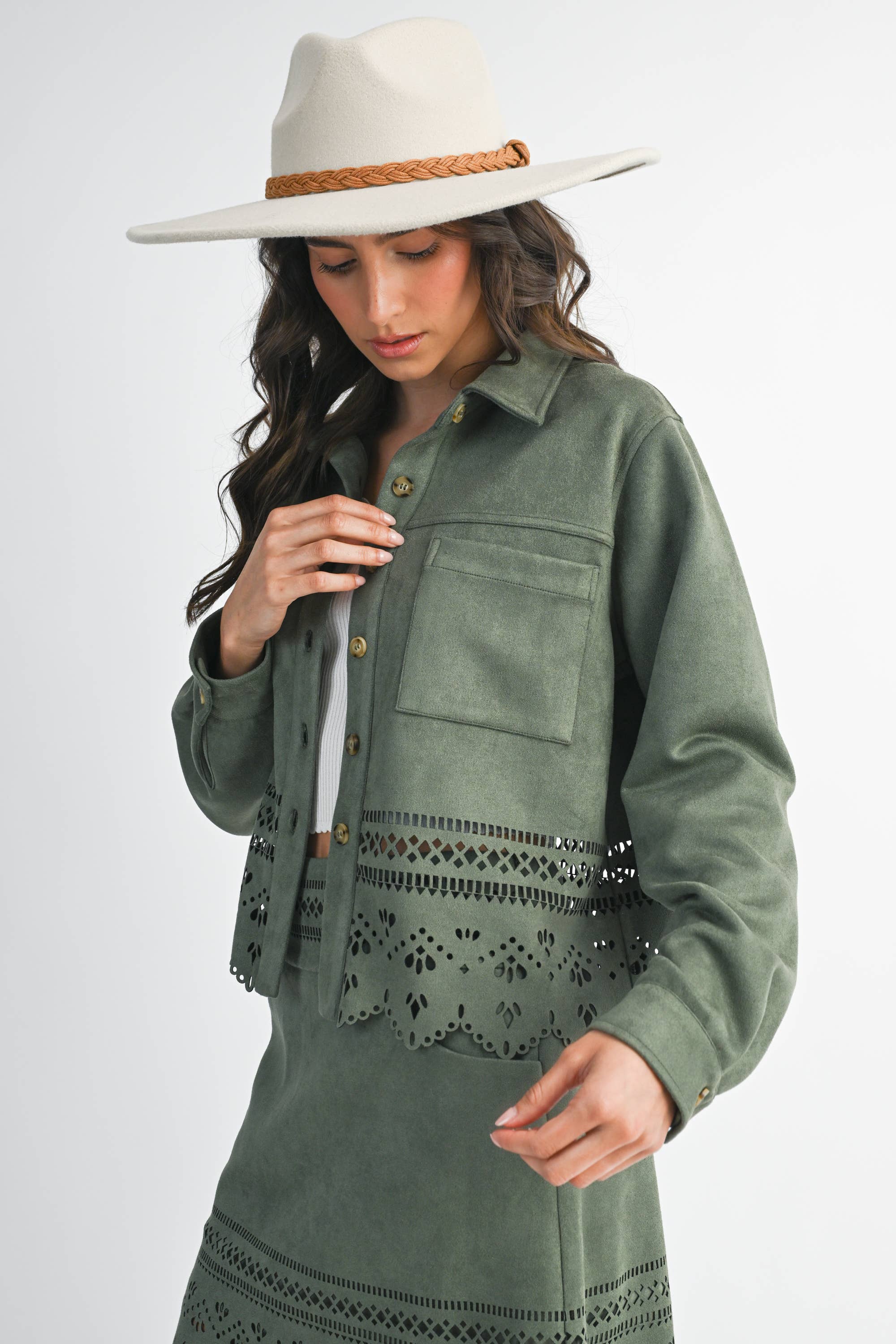 Camellia - Wholesale Jacket - Women's - LASERCUT DETAILING JACKET10