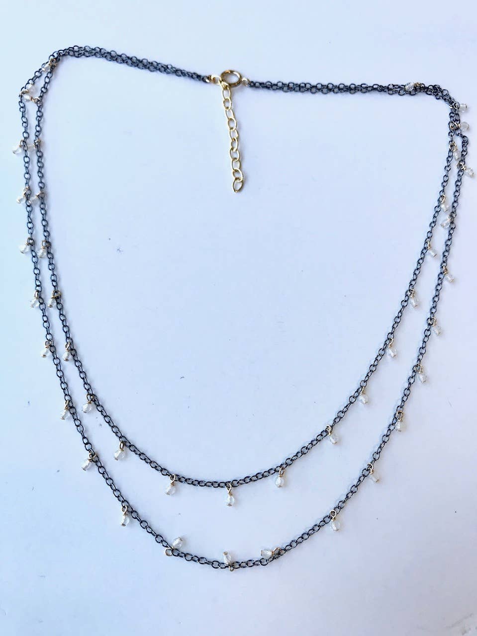 Sonya Renee Jewelry - Wholesale Link & Chain Necklace - Sabrina Double Gold5