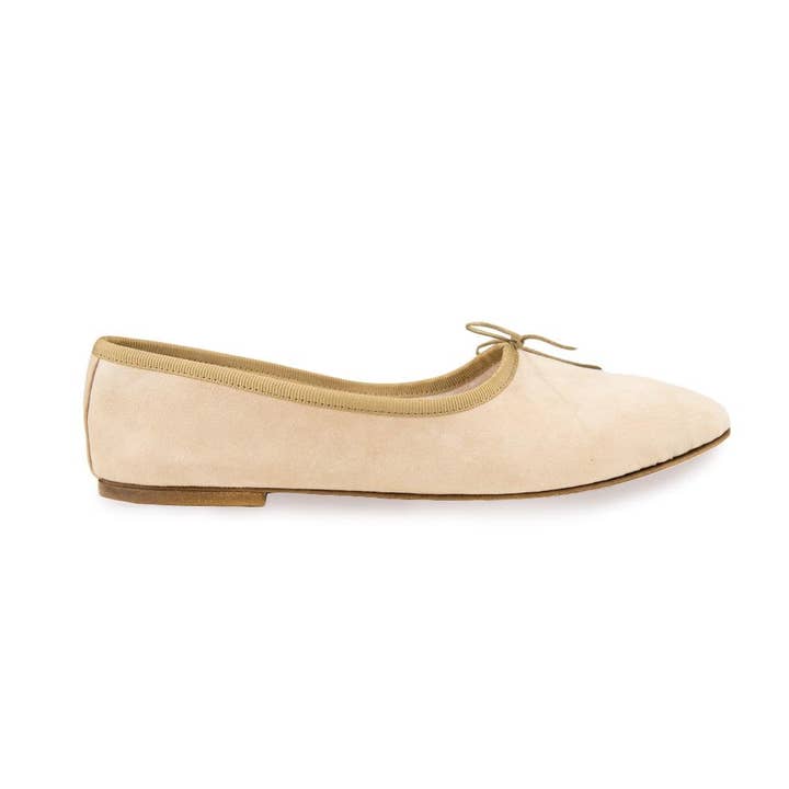 Bailarina de gamuza OLGA High Naked para venta al por mayor de Spelta Milano