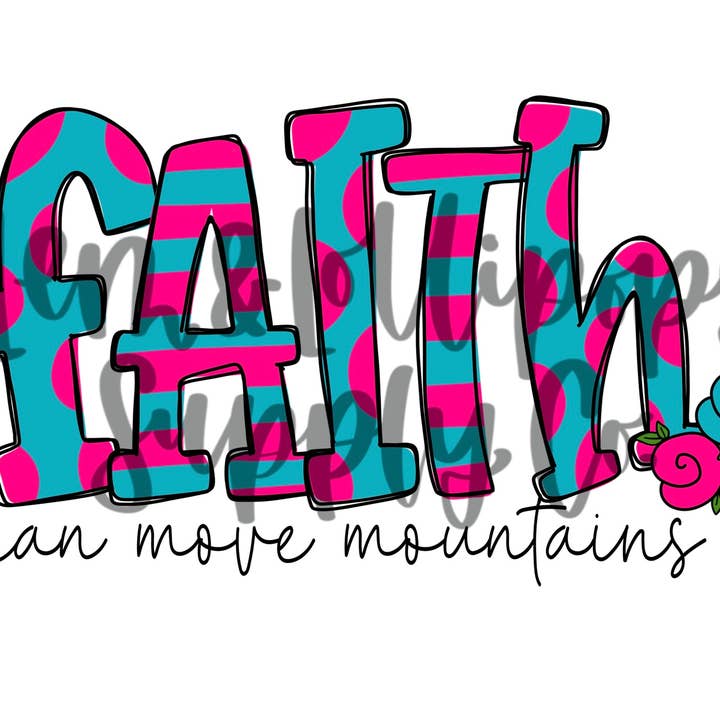 Faith Sticker for wholesale by Lem&Lollipops Supply Co. LLC