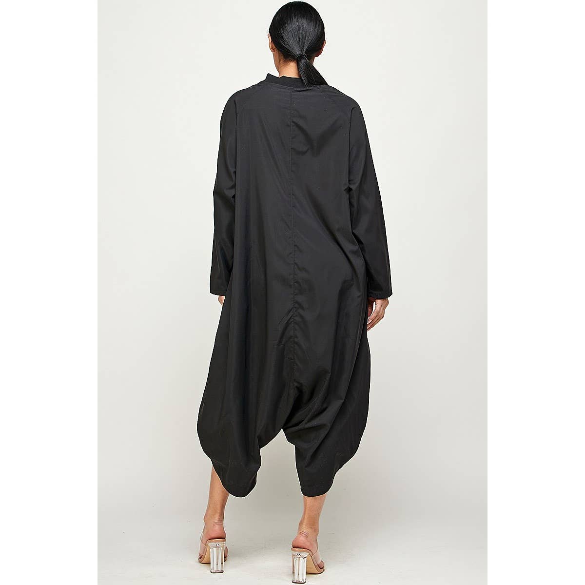 Esmeray Clothing - Wholesale Jumpsuit - Women's - RELAXED BUTTON FRONT DROP JUMPSUIT2