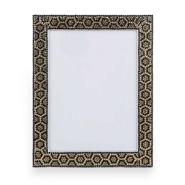 Black Topaz Large Crystal Picture Frame for wholesale on Faire0
