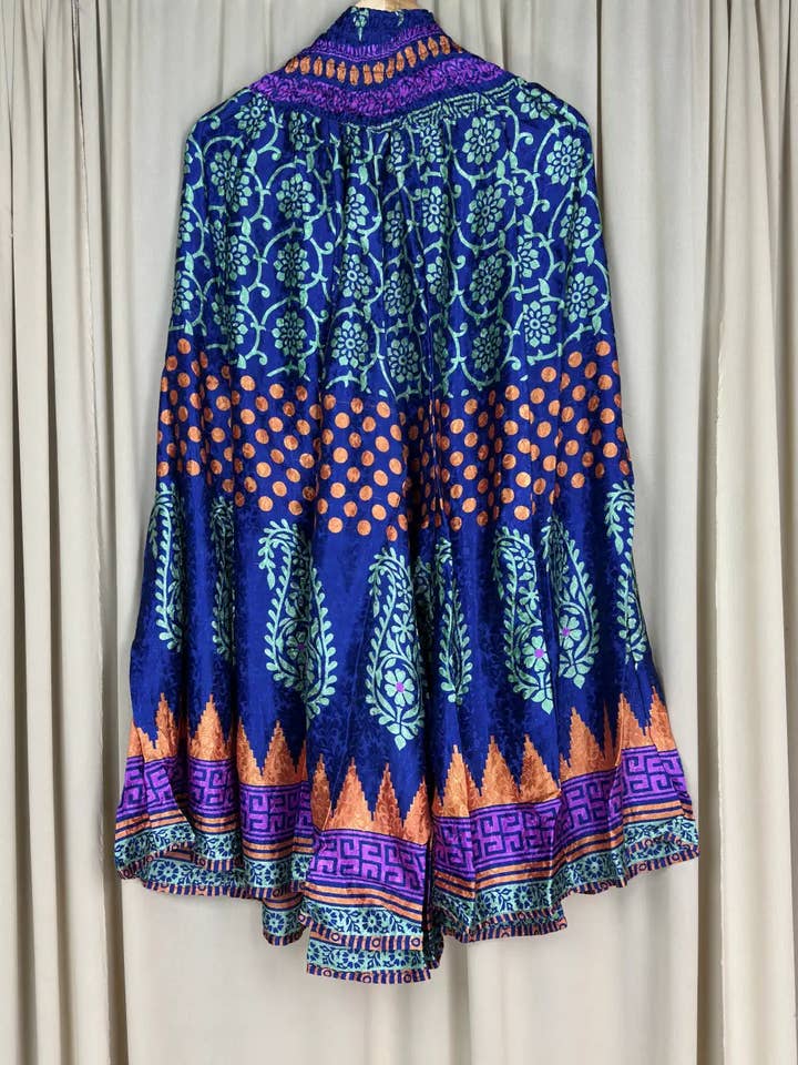 Recycle Silk Sari Pyjama Loungewear Trouser Elephant Pant for wholesale by The Eastern Loom