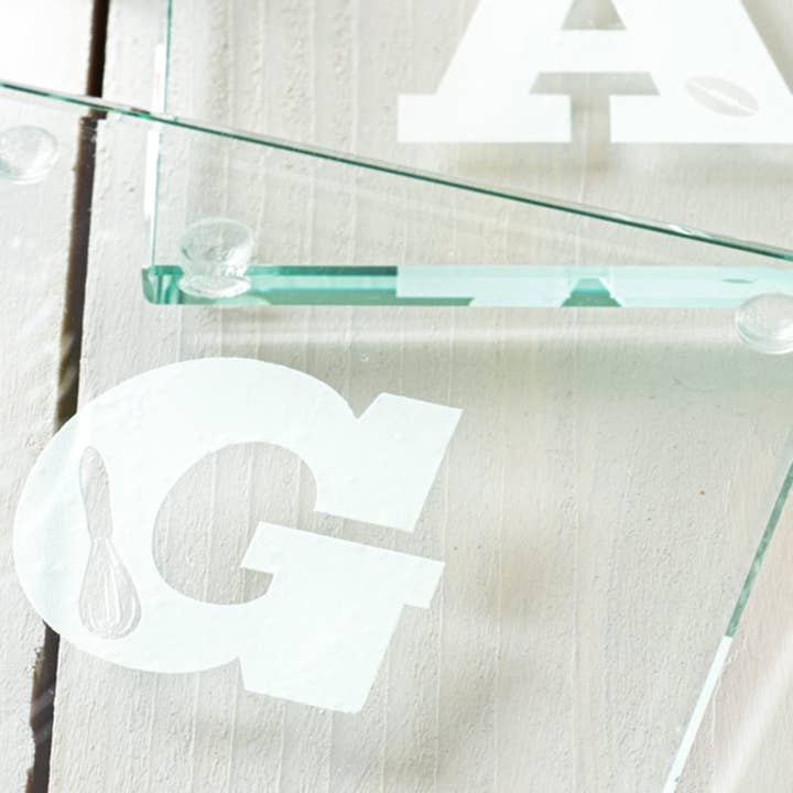 Gepersonaliseerde Hobby Monogram Coaster voor wholesale door Becky Broome