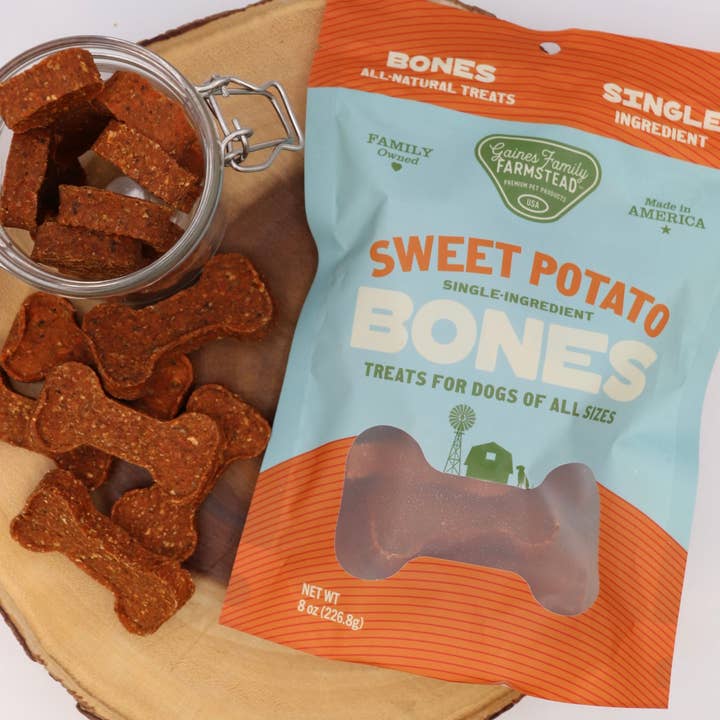 Gaines Family Farmstead - Wholesale Pet Treats - Dog - Sweet Potato Bones