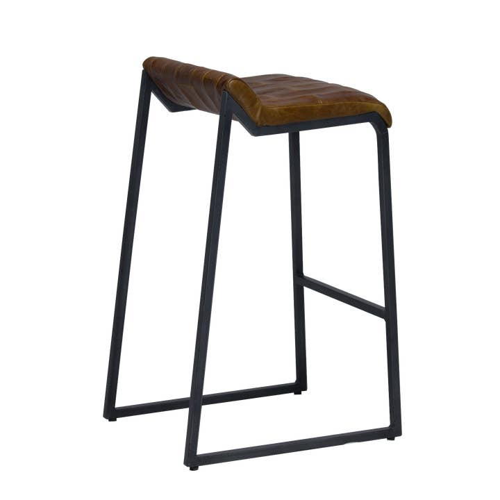 Mango Furniture Inc. - Wholesale Stool - Vendara Counter Stool (Brown Leather)2