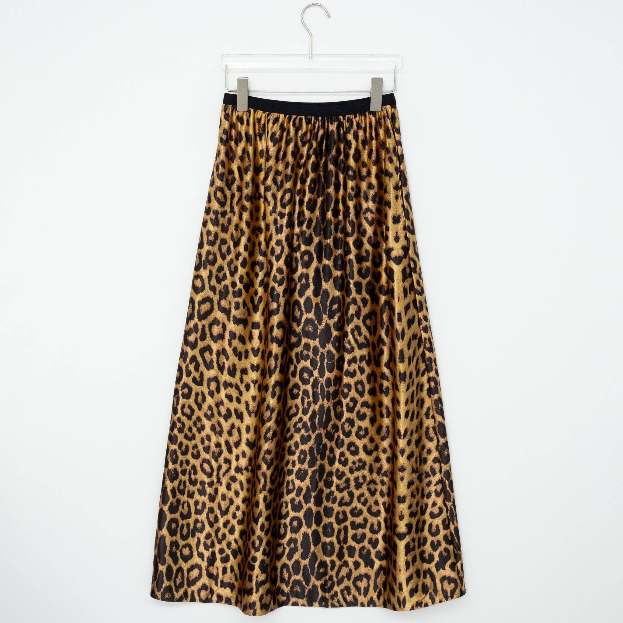 pgmt brooklyn - Wholesale Skirt - Women's - Leopard Print Elastic Waist Skirts
