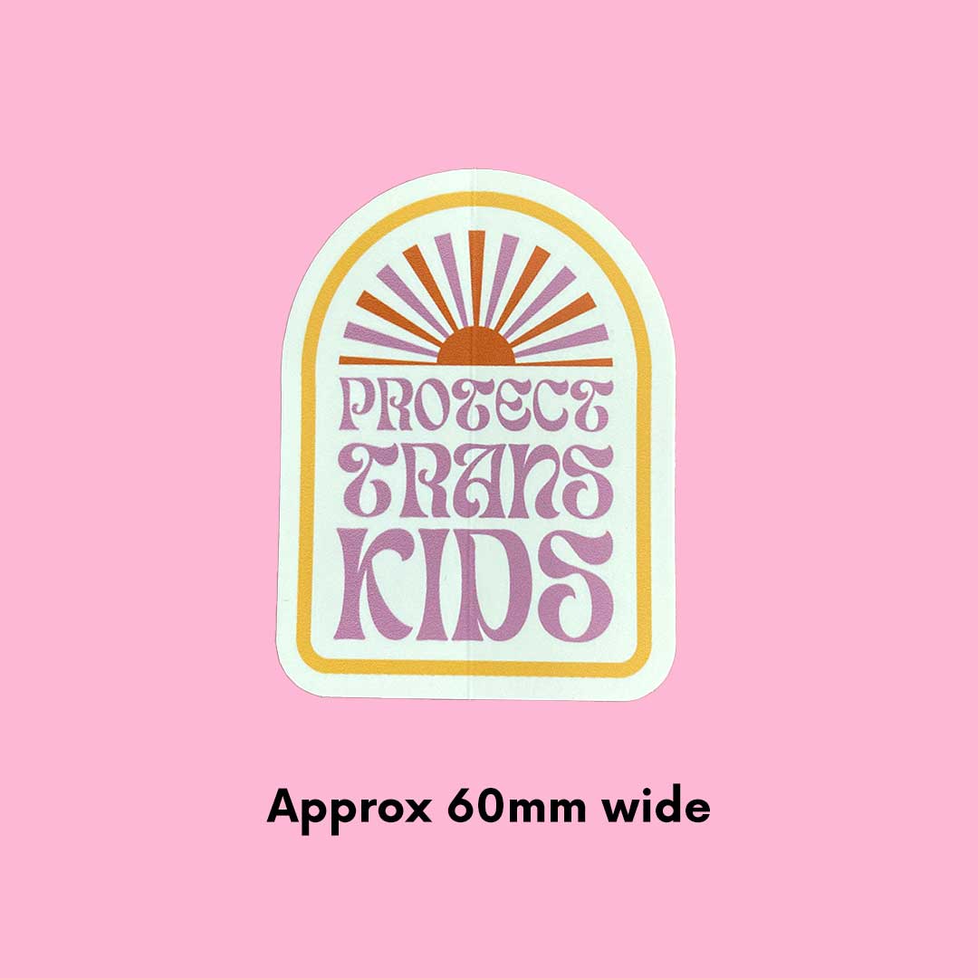 Rainbow & Co – wholesale Sticker – Protect Trans Kids Vinyl Sticker2