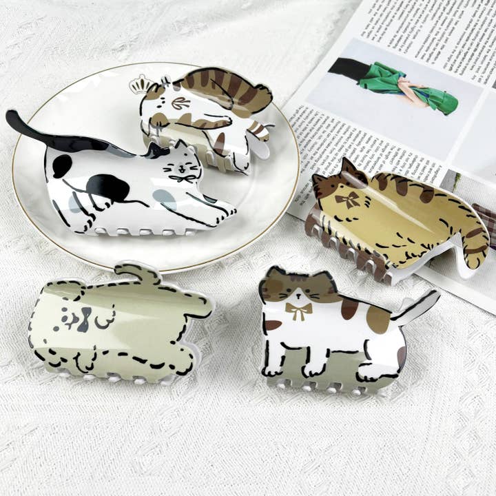 mildstyles - Wholesale Hair Clip - Women's - lovely Cat Pet Hair Claw Clip6