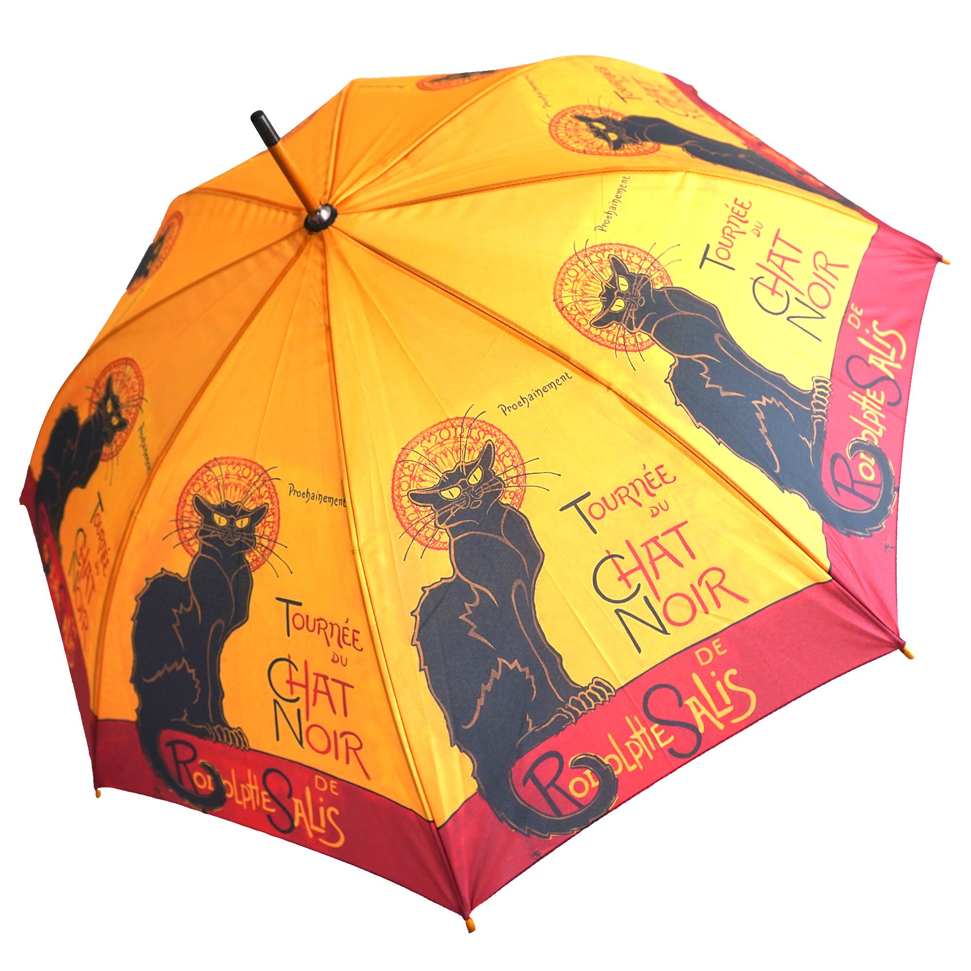 The San Francisco Umbrella Company - Wholesale Umbrella - Unisex - Rodolphe Salis' Chat Noir Stick Umbrella1