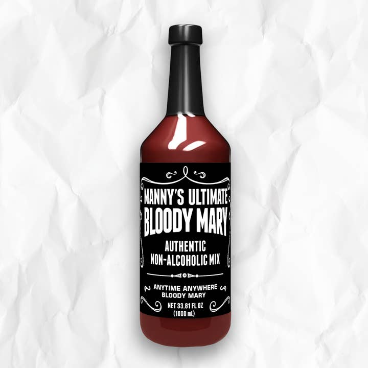 1L MANNY'S ULTIMATE BLOODY MARY AUTHENTIC NON-ALCOHOLIC MIX for wholesale by Manny's Ultimate Mixes