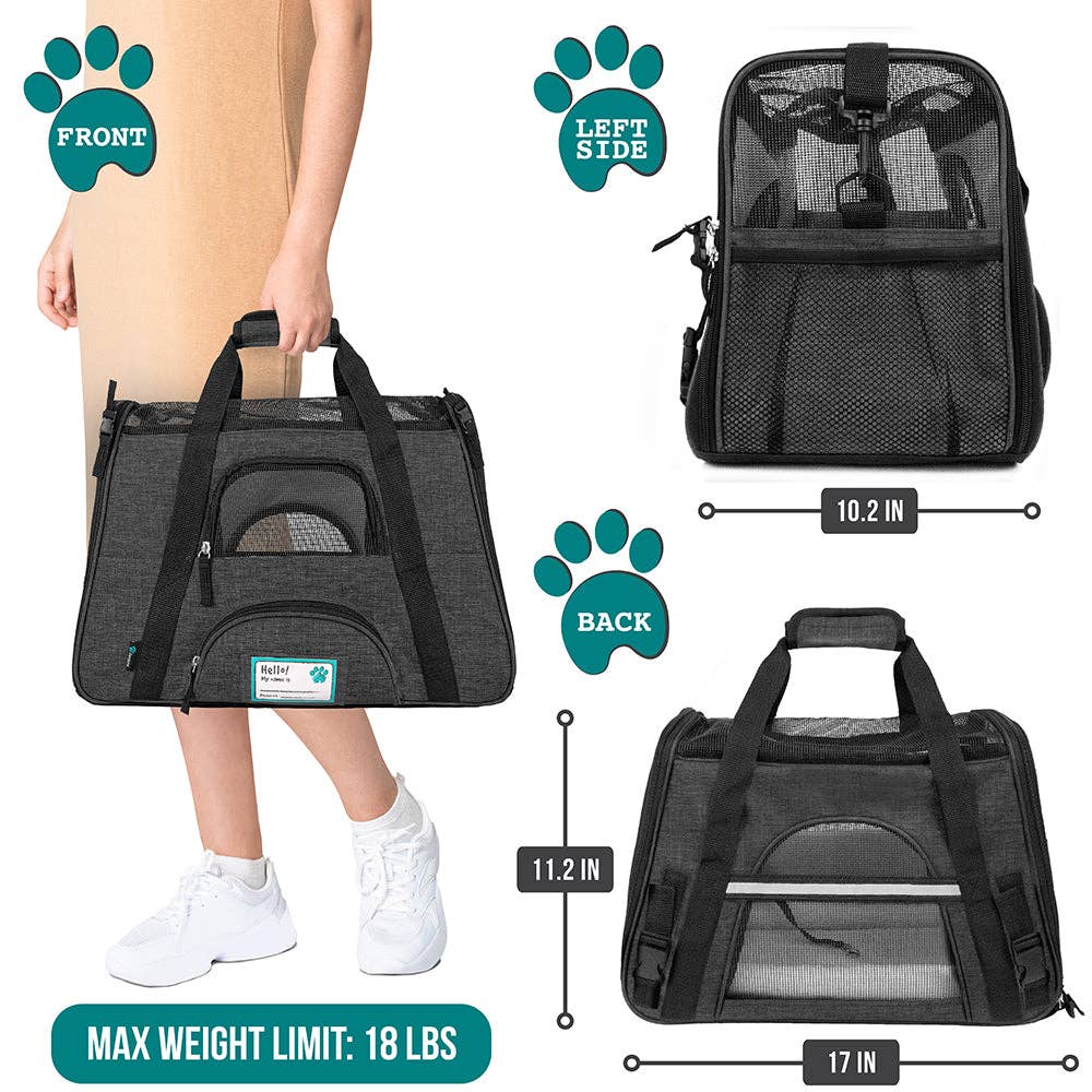 PetAmi - Wholesale Pet Carrier - Cat/Dog - Heather Tote Bag Pet Carrier52