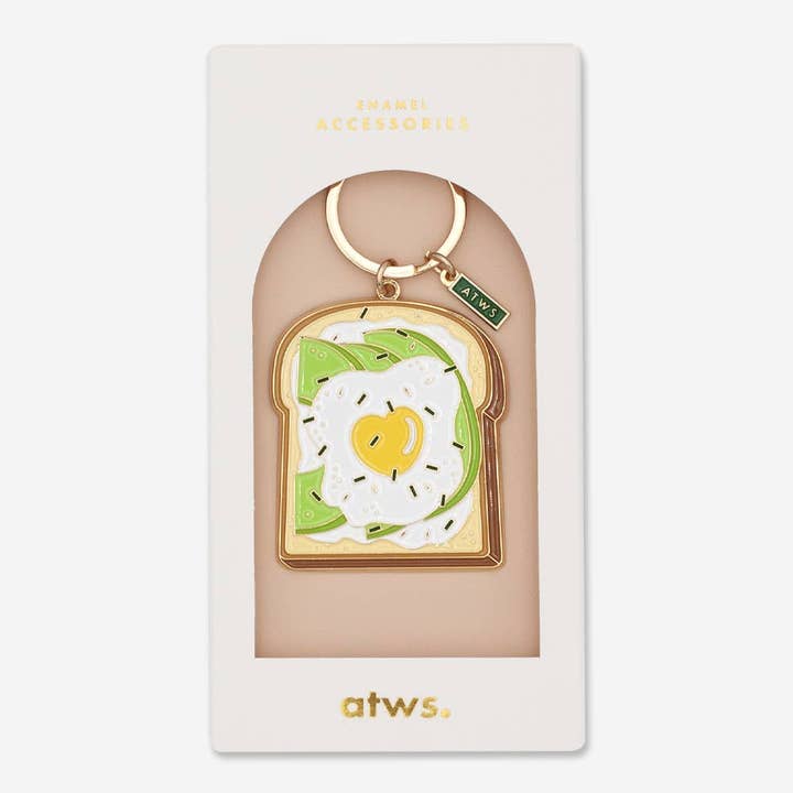 Avocado Addict Keychain for wholesale by ALL THE WAYS TO SAY - USA