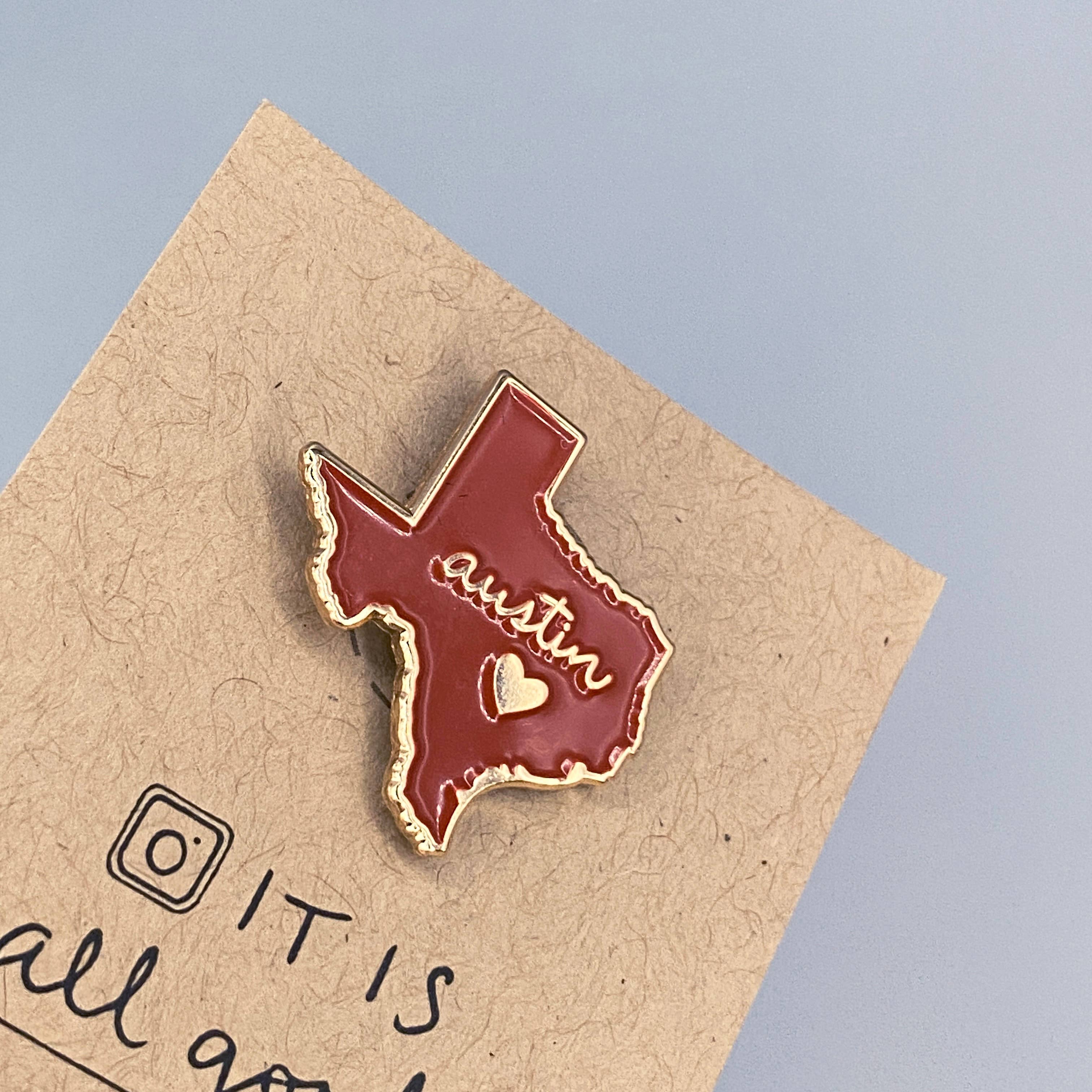 IT IS: All Goods - Wholesale Lapel Pin/Button - Austin Texas | Enamel Pin2