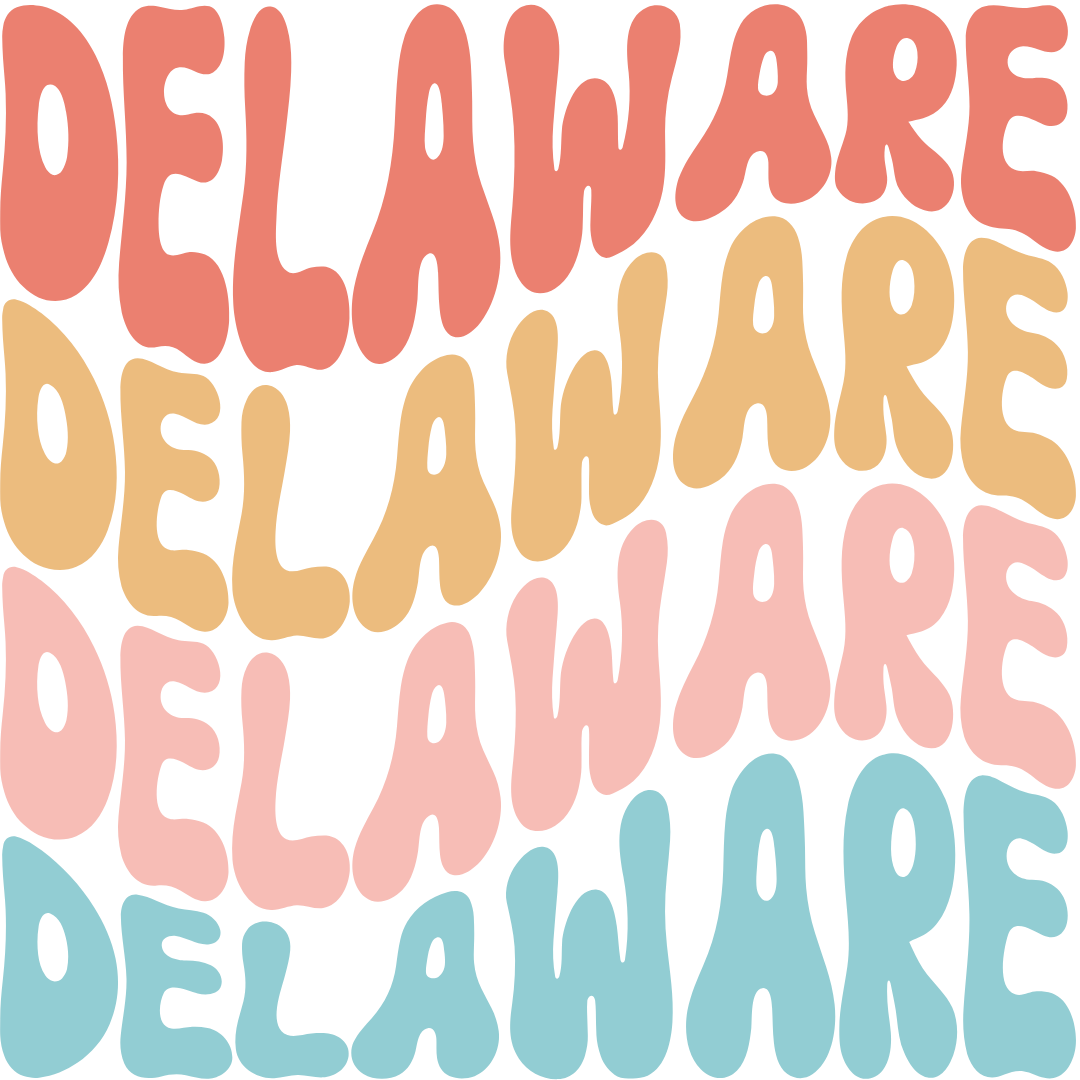 Daisy Mae Designs - Vente Aimants - Tous les 50 États Aimant Fort Acrylique Police Rétro – 2"x2"7