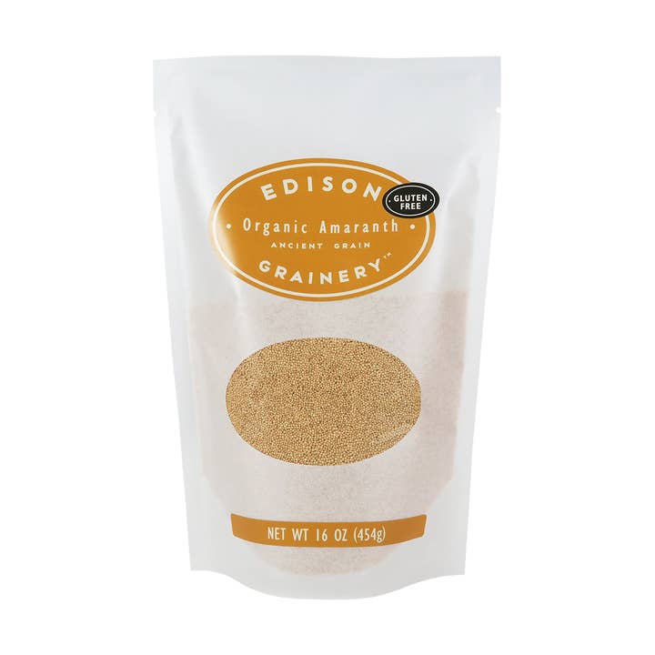 Edison Grainery - Wholesale Protein/Superfood Powder - Edison Grainery Organic Amaranth 16 oz