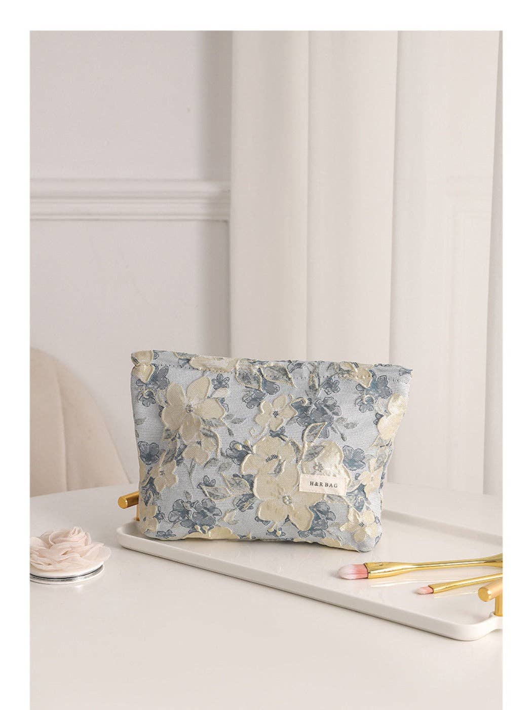 Funkyrel® Atzbranding Limited - Venta al por mayor Monedero - Mujer - Cosbai - Monedero y Neceser con Estampados Florales - 2 Tamaños7