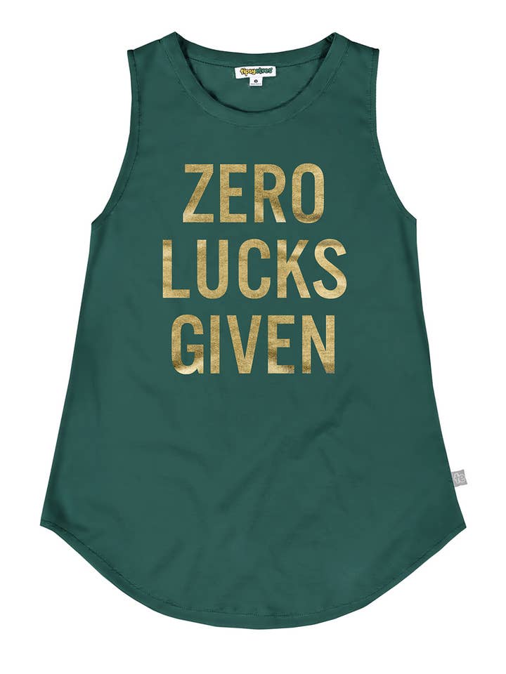 Canotta da donna Zero Lucks Given per la vendita all'ingrosso da parte di Tipsy Elves