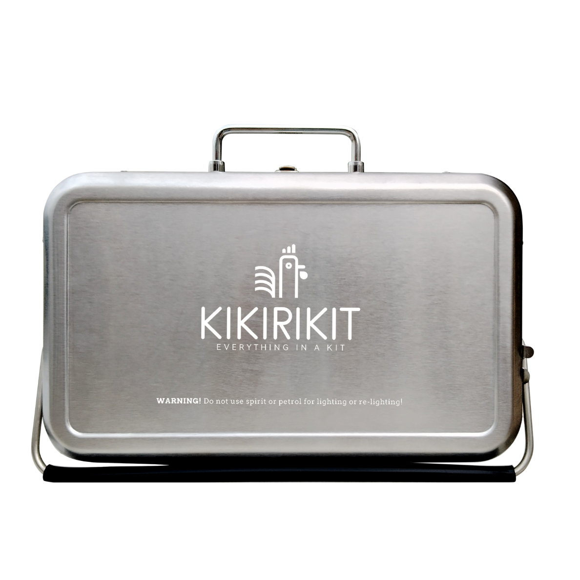 KIKIRIKIT – Ferramentas para churrasco por atacado – Kit Básico de Churrasqueira Portátil Dobrável Cinza Carvão1