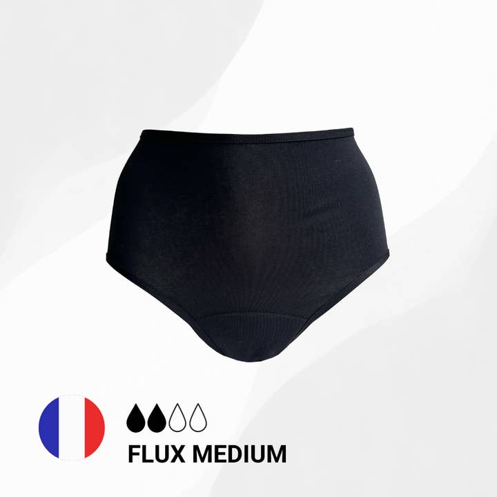 Bragas menstruales de cintura media alta para venta al por mayor de Plim Underwear