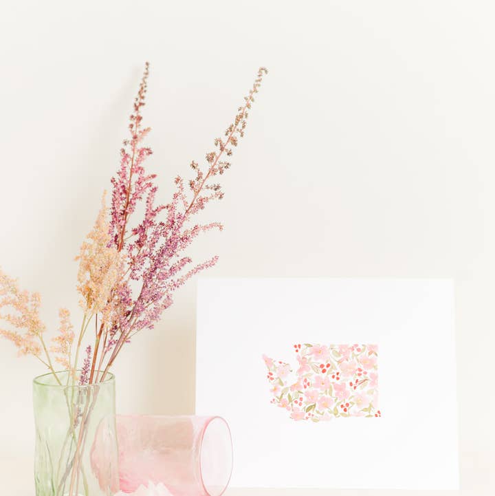 Good Sheila - Wholesale Art Print - Washington Apple Blossoms Watercolor Art Print