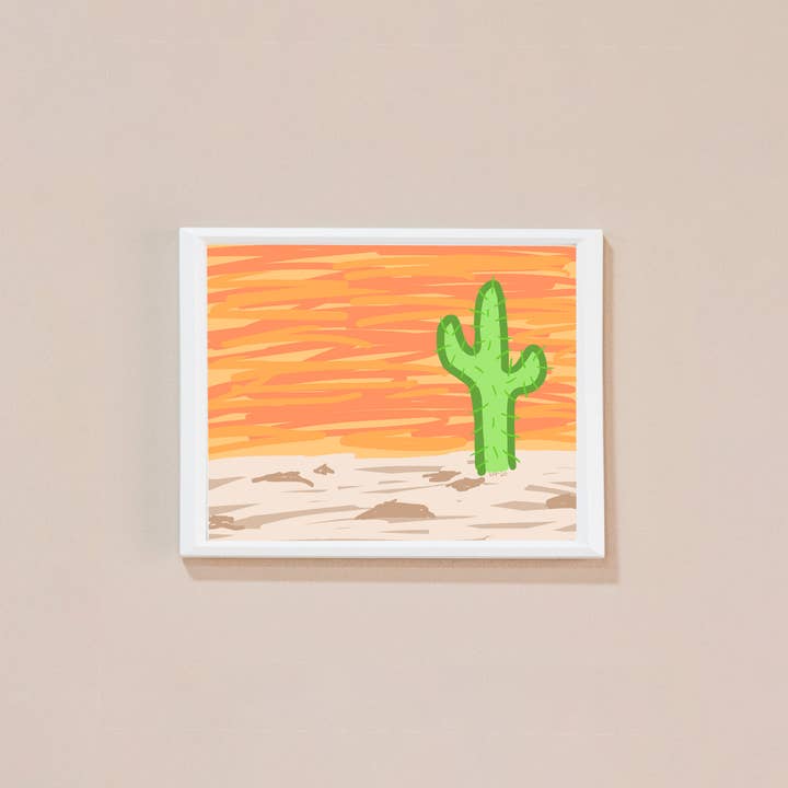 Wüstenkaktus Kunstdruck für den Großhandel von Visual Splat