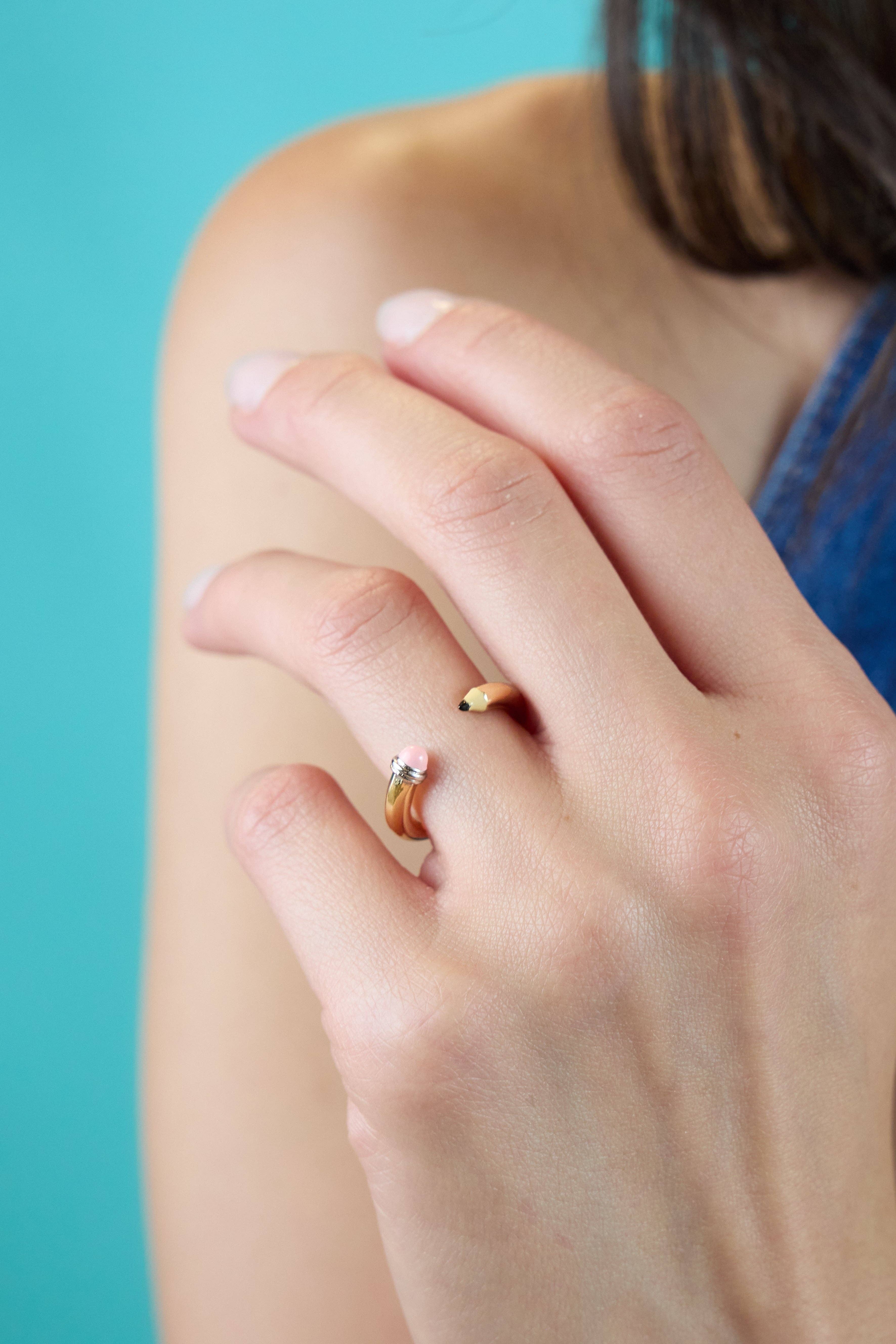 Alex and Ani - Vente Bague de cocktail/de cérémonie - Bague Crayon1