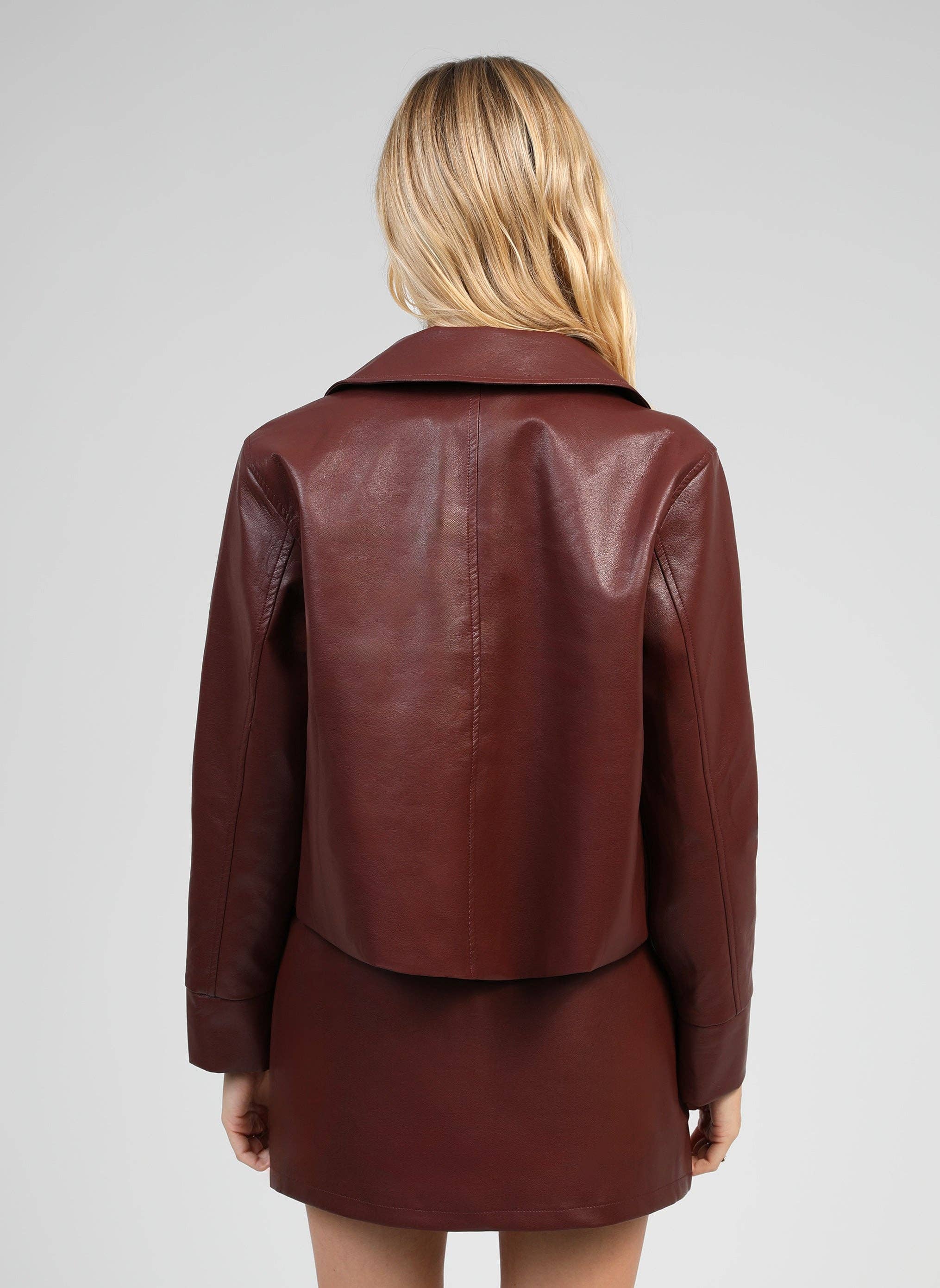 An'ge - Wholesale Jacket - Women's - CLAUDIANE JACKET wine4