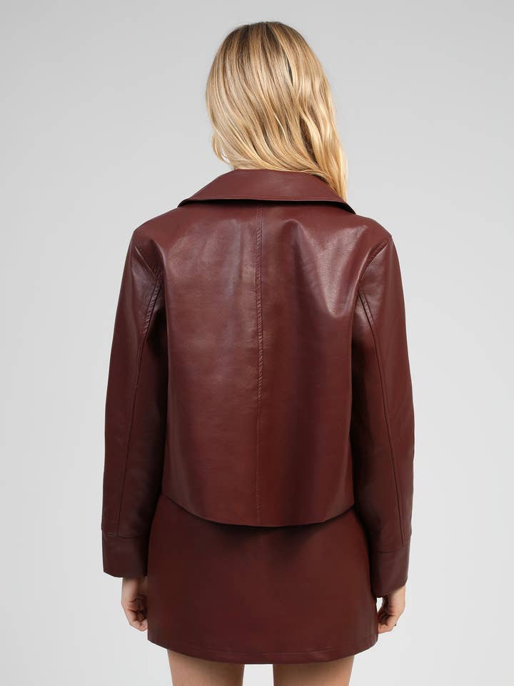 An'ge - Wholesale Jacket - Women's - CLAUDIANE JACKET wine4