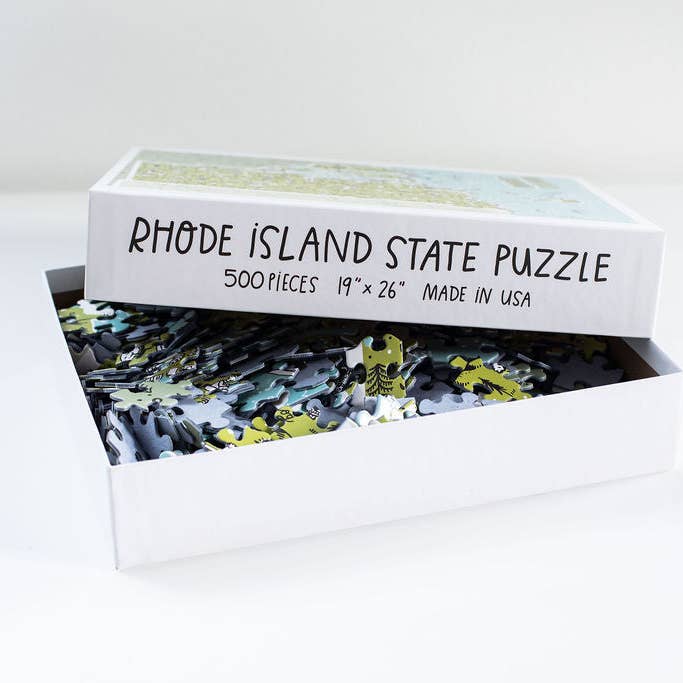 Brainstorm - Wholesale Puzzle - Adult - State of Rhode Island Puzzle2