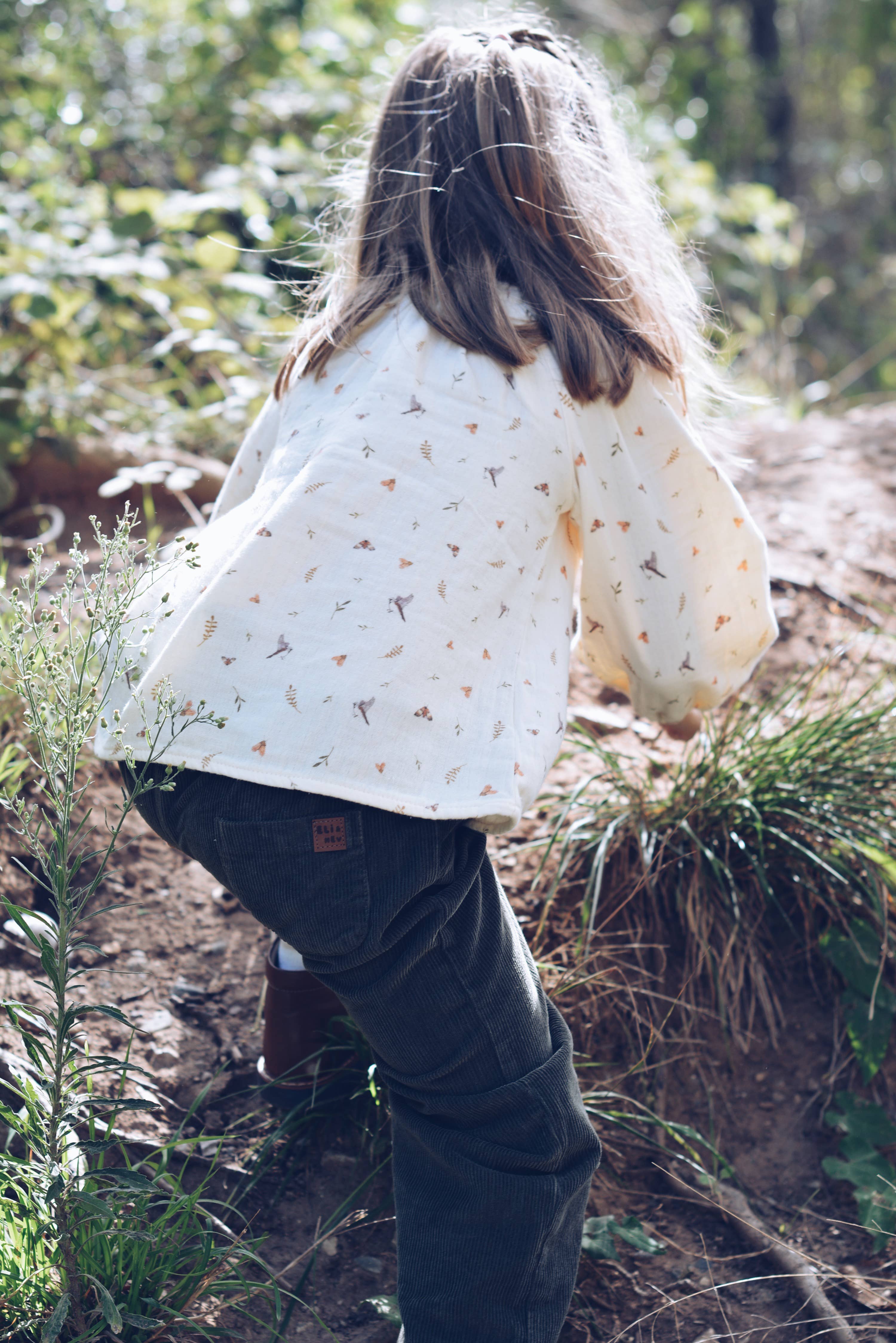 Eli & Nev (we cover U.S. import duties) - Vendita all'ingrosso Maglietta - Bambini - Blusa in mussola di cotone 100% con motivo uccelli e fiori per bambina10