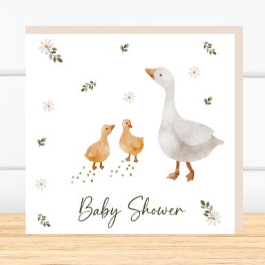 Petite Vous Gratulationskort - Baby Shower Ankungar för wholesale av PETITE VOUS