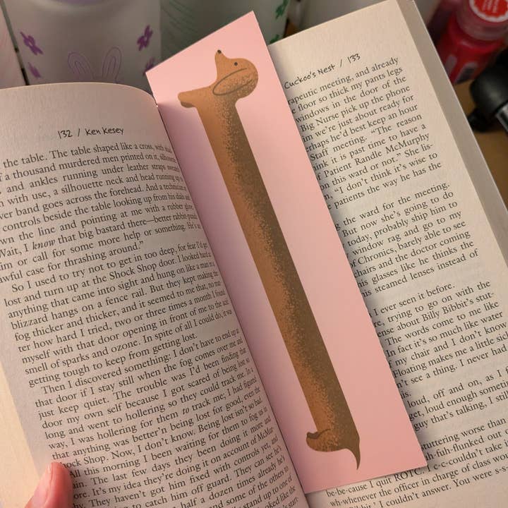 Dachshund Bookmark for wholesale by Retro Pop Paper