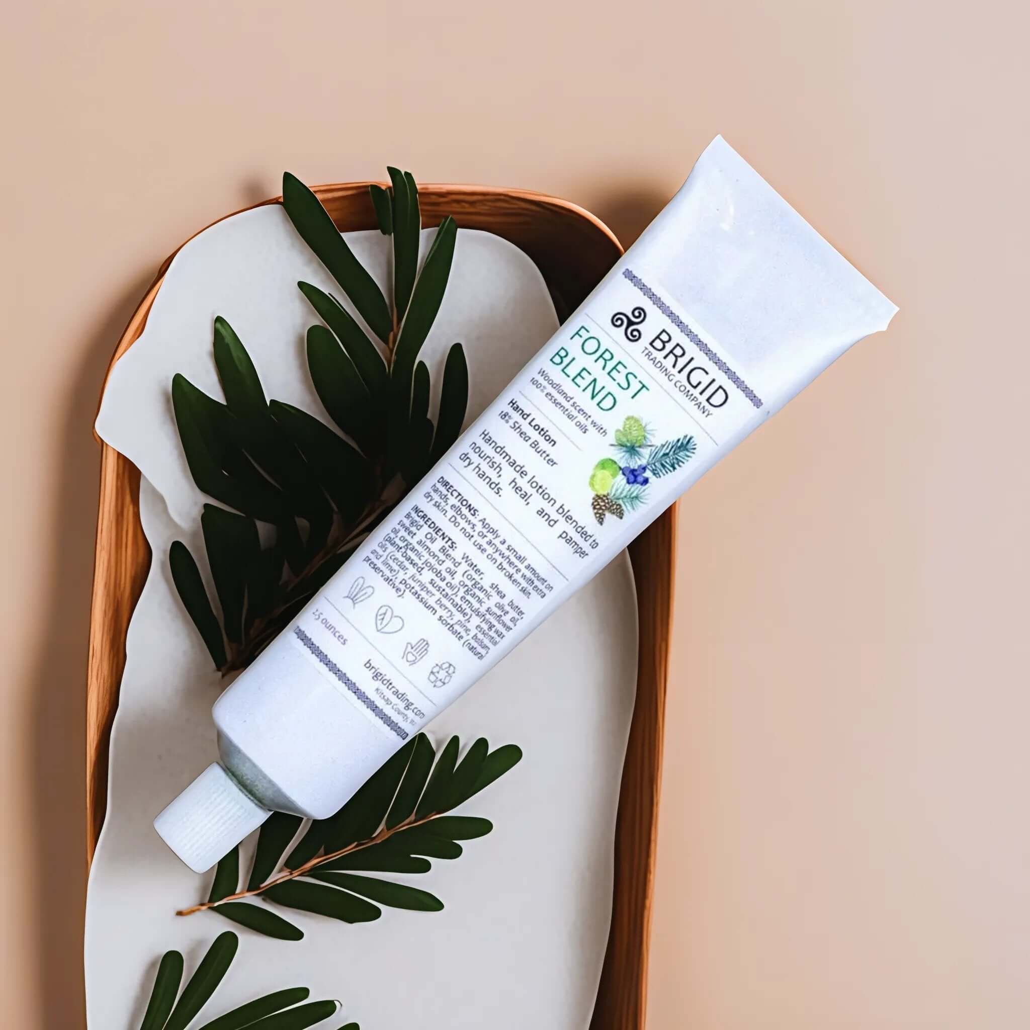 Brigid Trading Company - Wholesale Hand Cream/Lotion - Forest Blend Natural Hand Lotion - Juniper, Pine, Balsam, Cedar, and Lime1