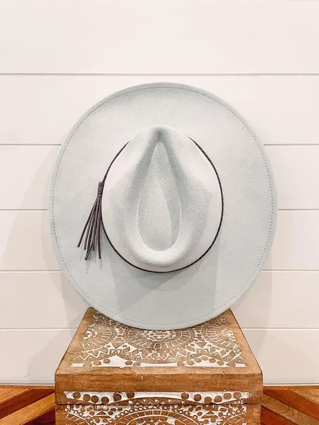 Willie & Dolly Designs - Wholesale Fedora - Women's - Blank Vegan Suede Hat16