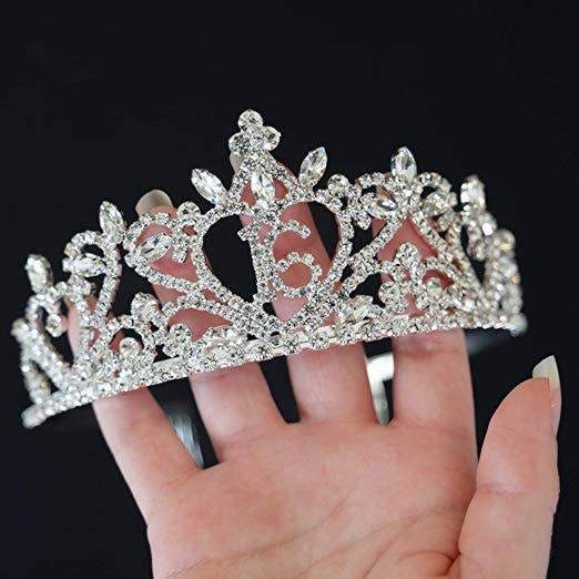 Ella Celebration - Wholesale Tiara - Women's - Sweet 16 Tiara - Heart2