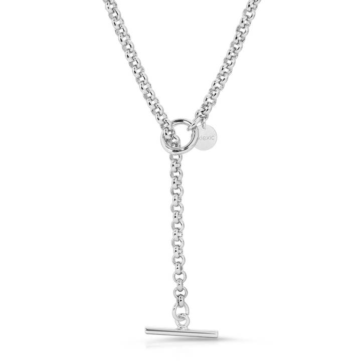 Micro Royal Rolo Chaîne Lariat Convertible pour la vente par Eklexic